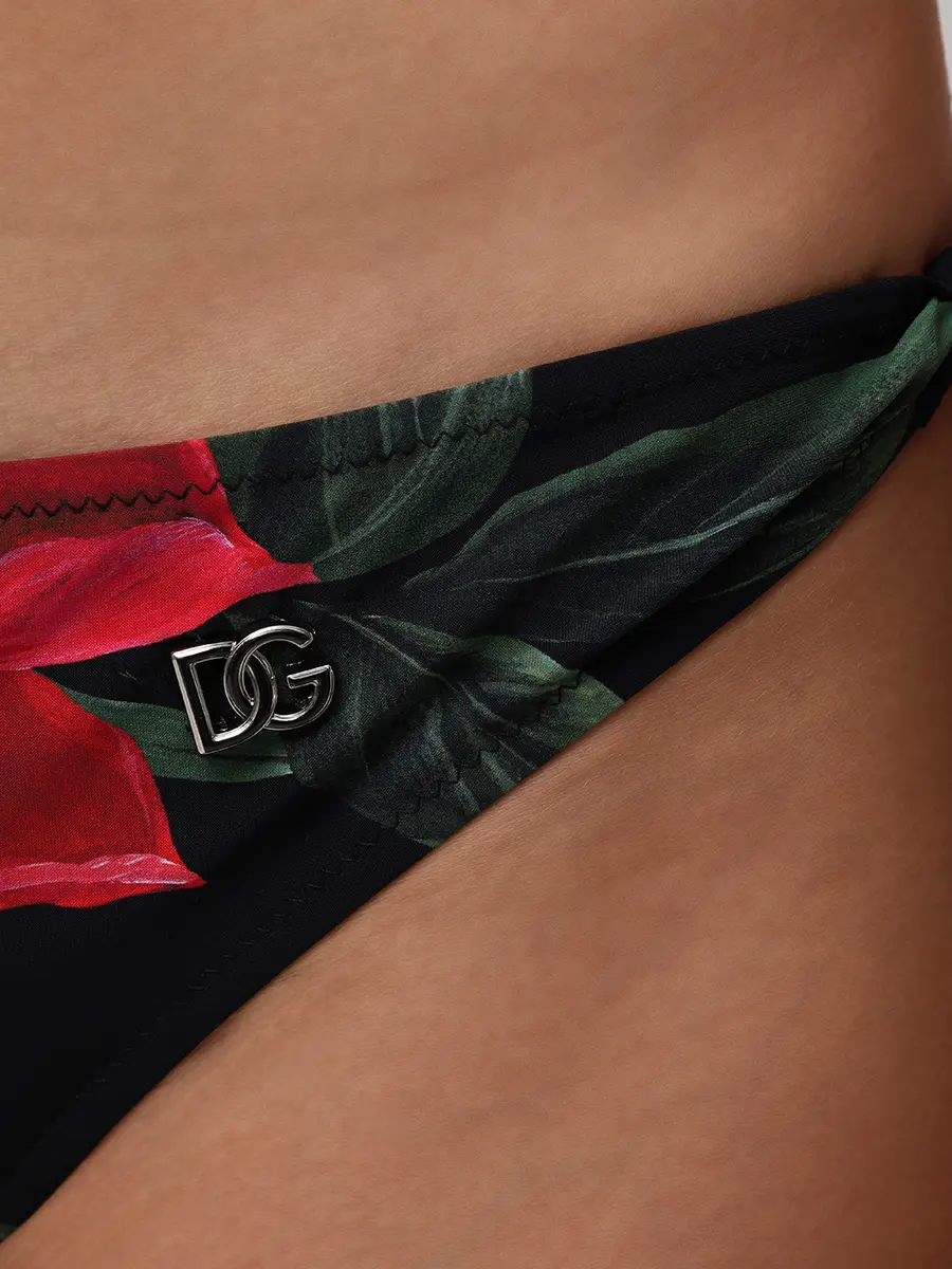 Купальник раздельный с принтом