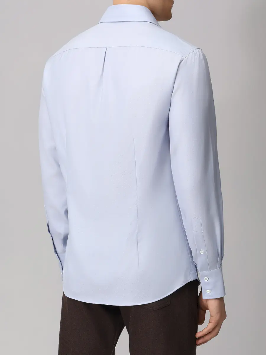 Рубашка Slim Fit из шерсти