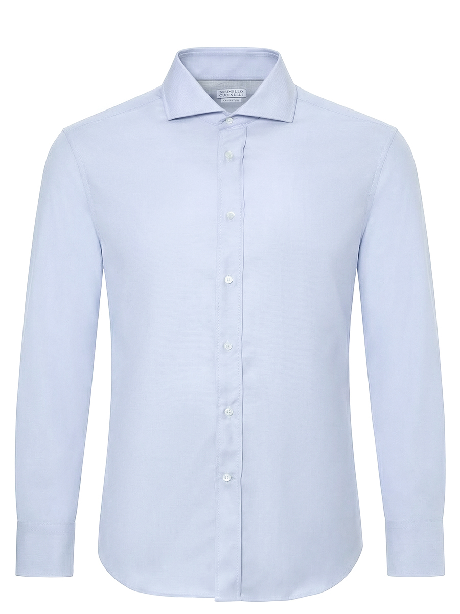 Рубашка Slim Fit из шерсти