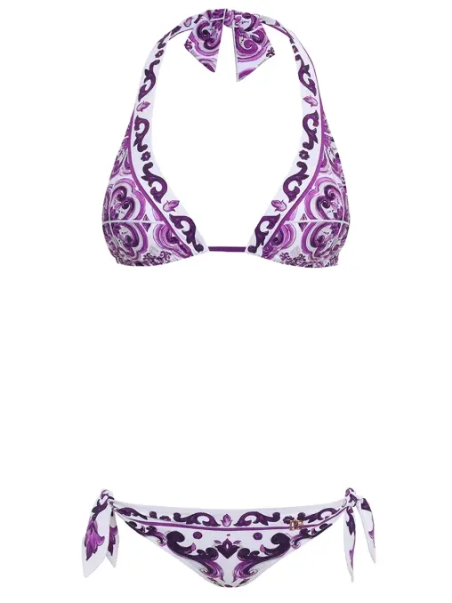 Купальник раздельный с принтом DOLCE & GABBANA