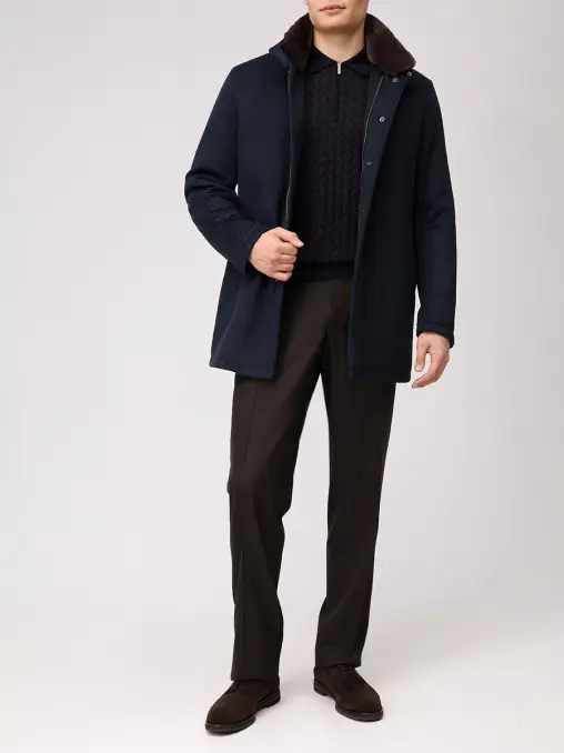 Поло из шерсти и шелка BERTOLO LUXURY MENSWEAR