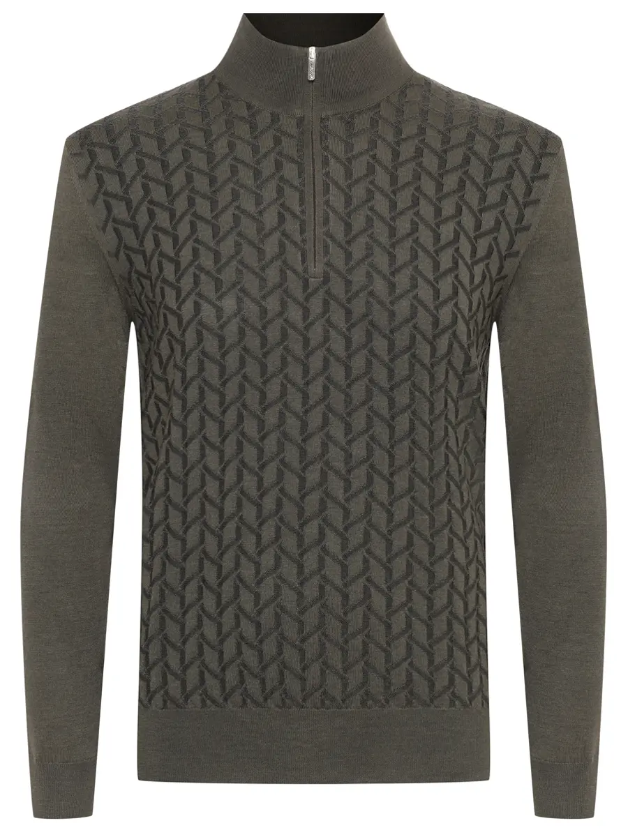 Джемпер из шерсти и шелка