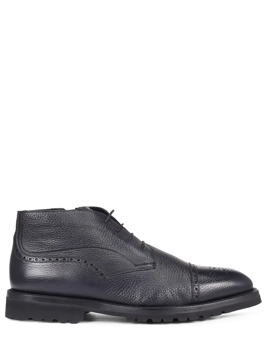 Ботинки кожаные на меху