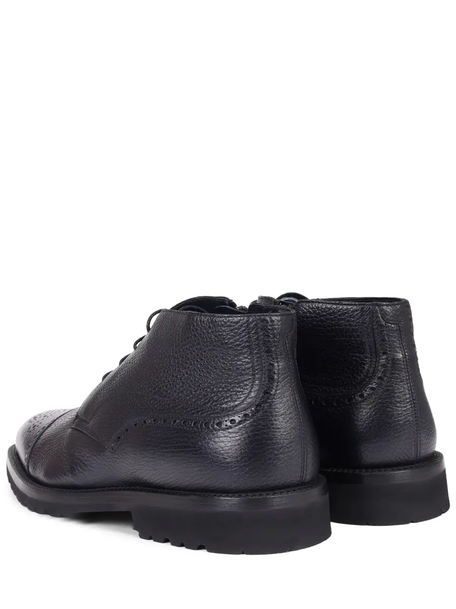 Ботинки кожаные на меху