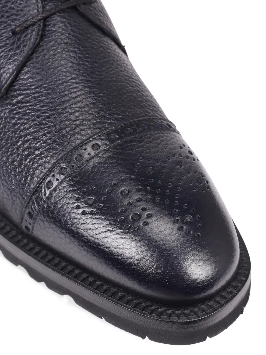 Ботинки кожаные на меху