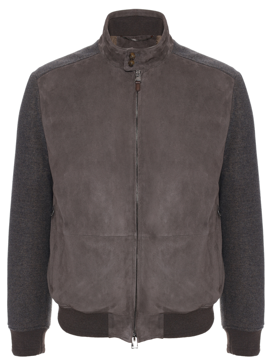 Бомбер комбинированный