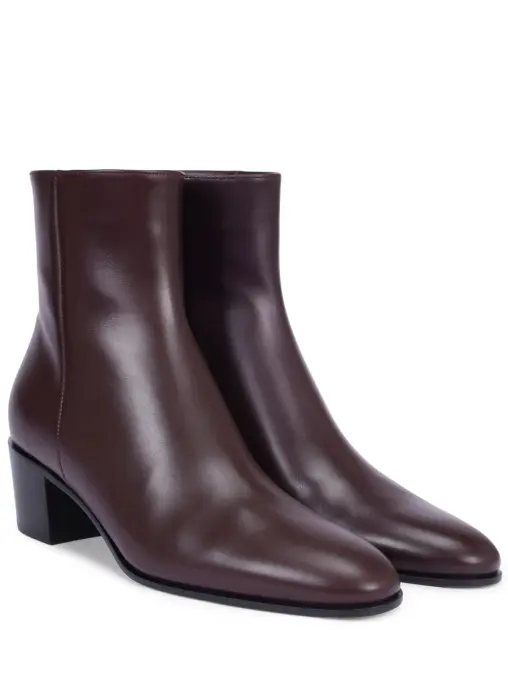 Ботильоны кожаные Spencer GIANVITO ROSSI