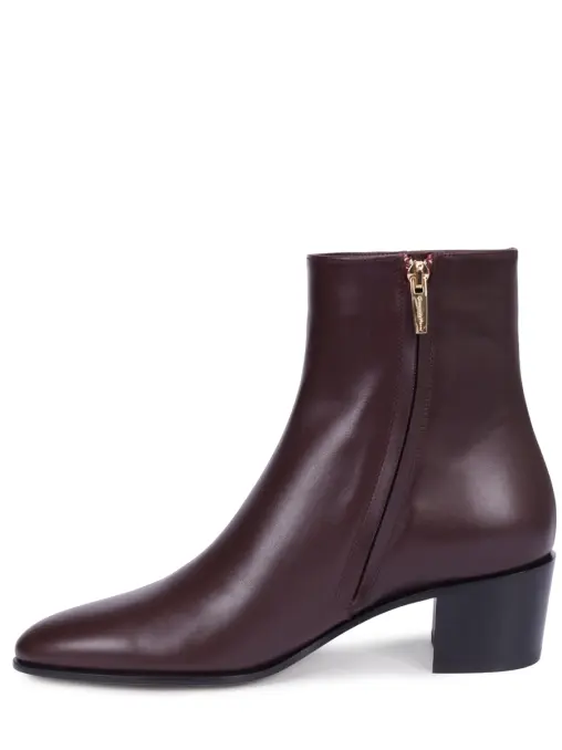 Ботильоны кожаные Spencer GIANVITO ROSSI