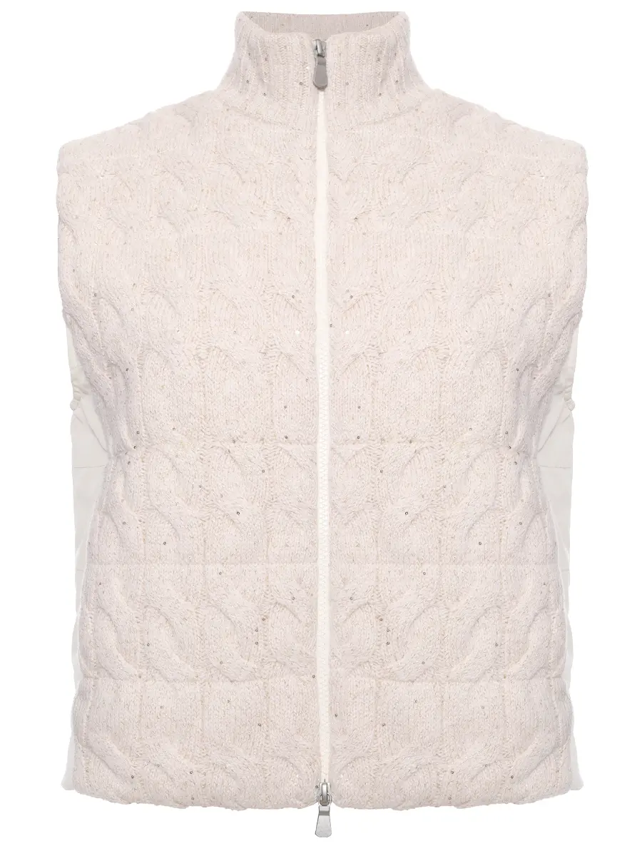 Жилет из шерсти и кашемира