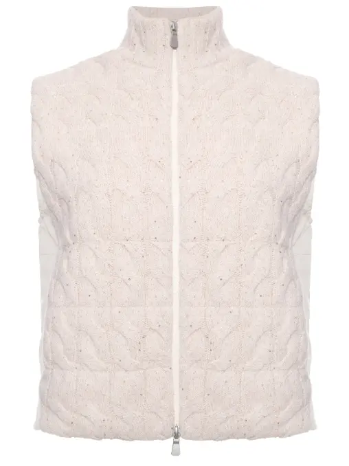 Жилет из шерсти и кашемира GRAN SASSO