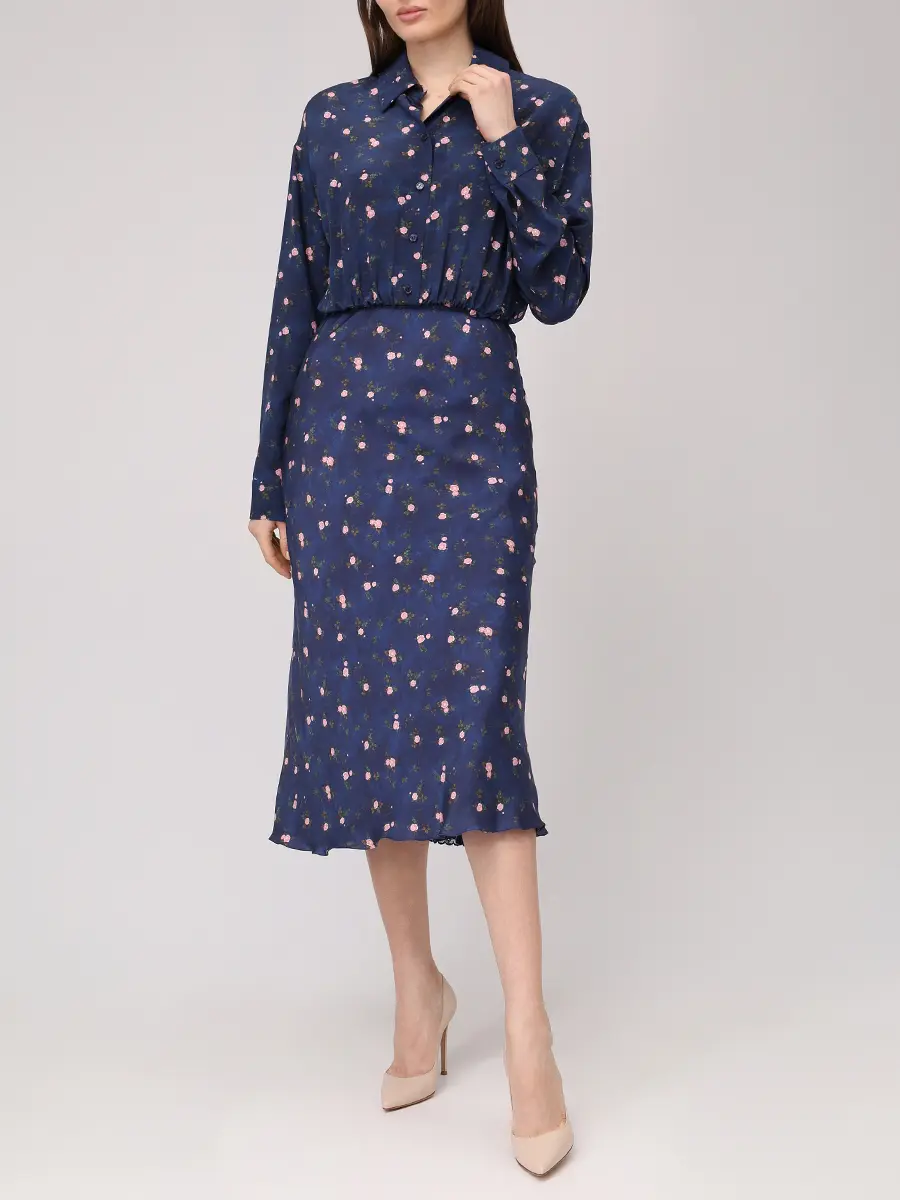 Юбка шелковая