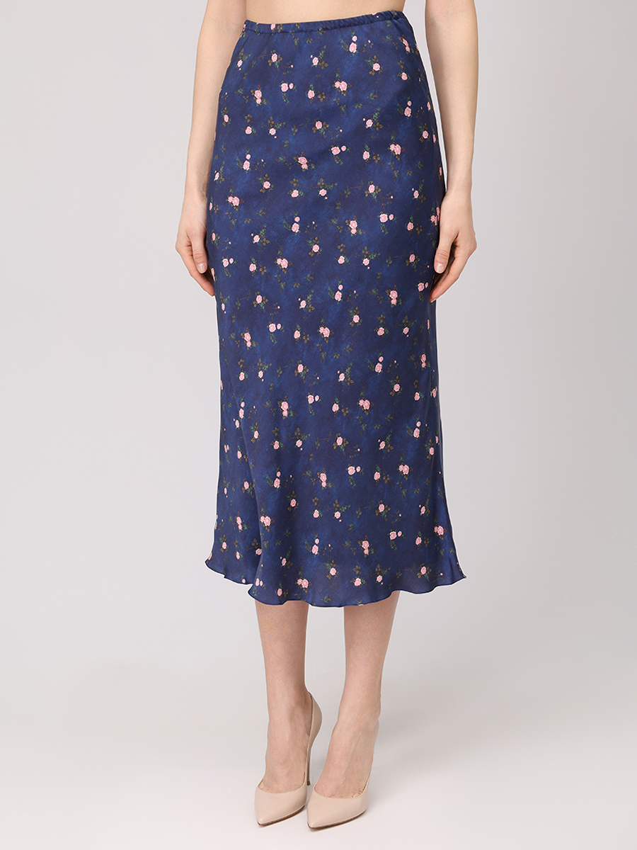 Юбка шелковая