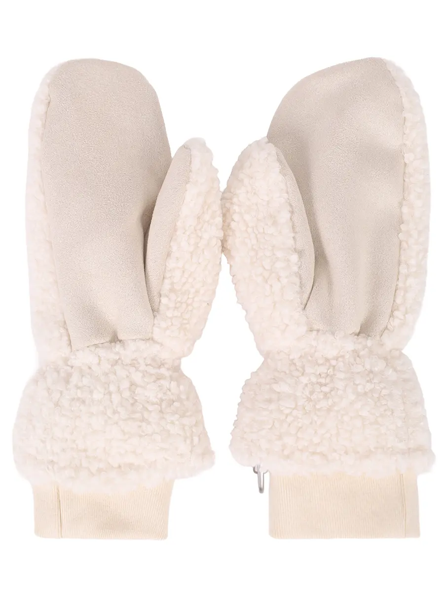 Варежки комбинированные