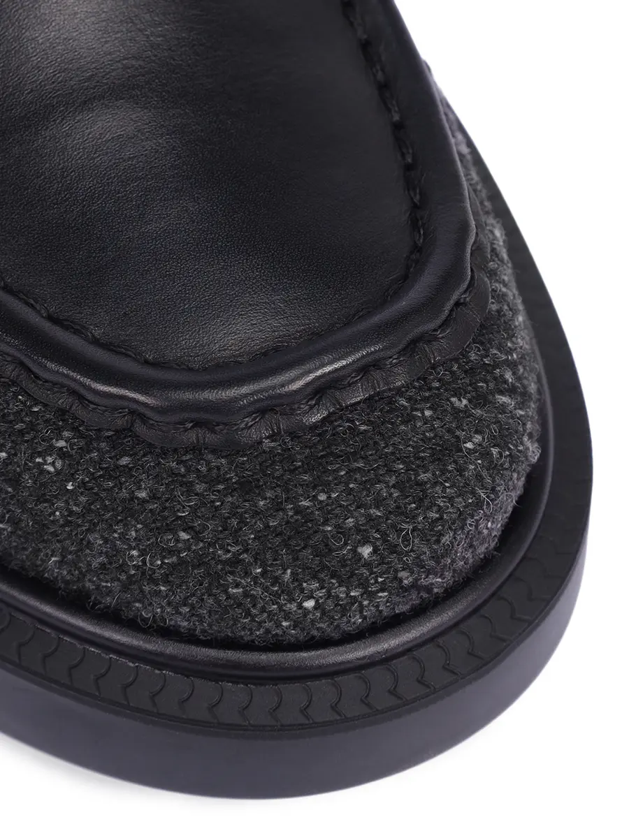 Лоферы комбинированные на байке