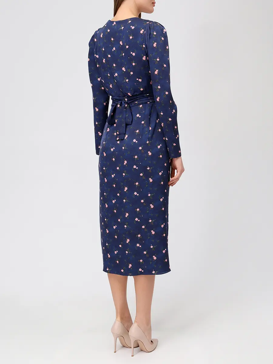 Платье шелковое