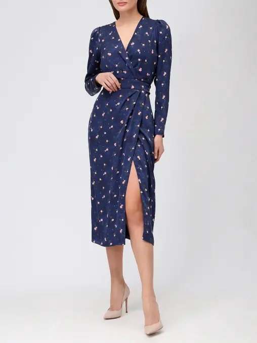 Платье шелковое OLOLOL