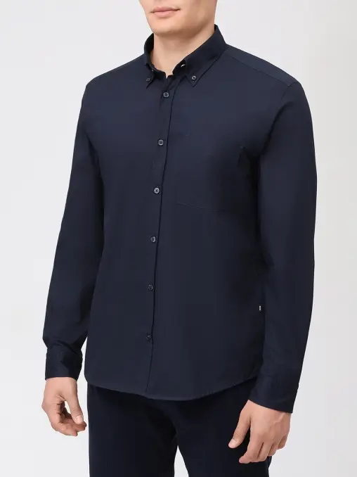 Рубашка Regular Fit хлопковая BOSS
