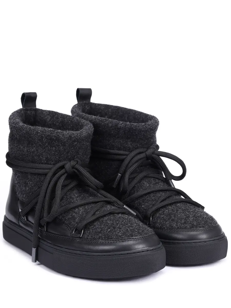 Ботинки комбинированные на меху