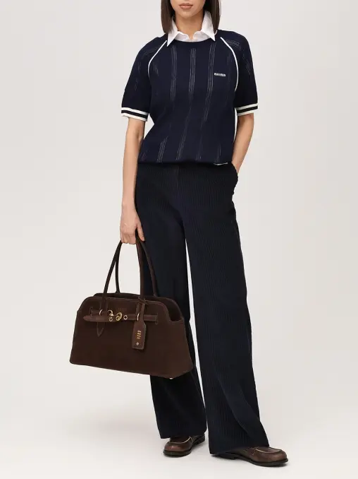 Джемпер хлопковый MIU MIU