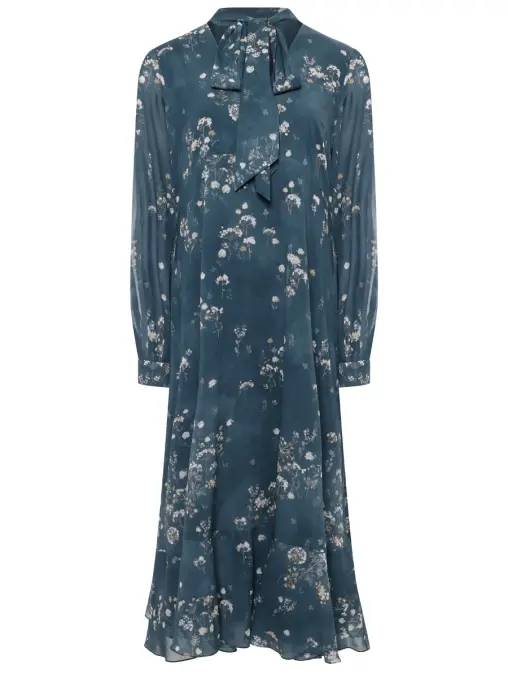 Платье шелковое OLOLOL