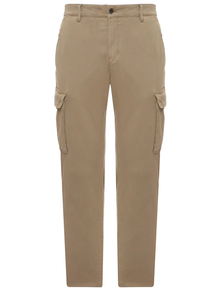 Брюки-карго из хлопка и лиоцелла Bruno