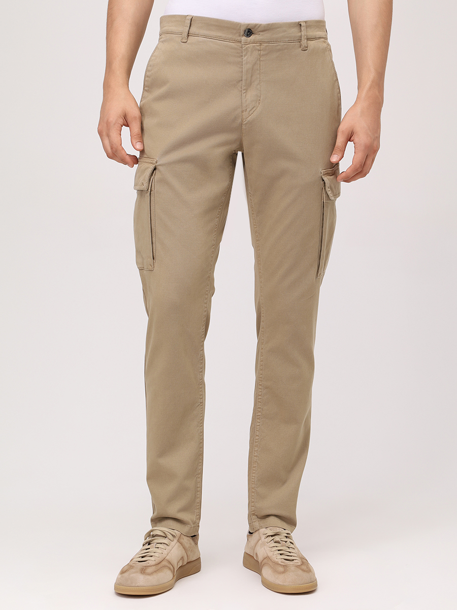 Брюки-карго из хлопка и лиоцелла Bruno