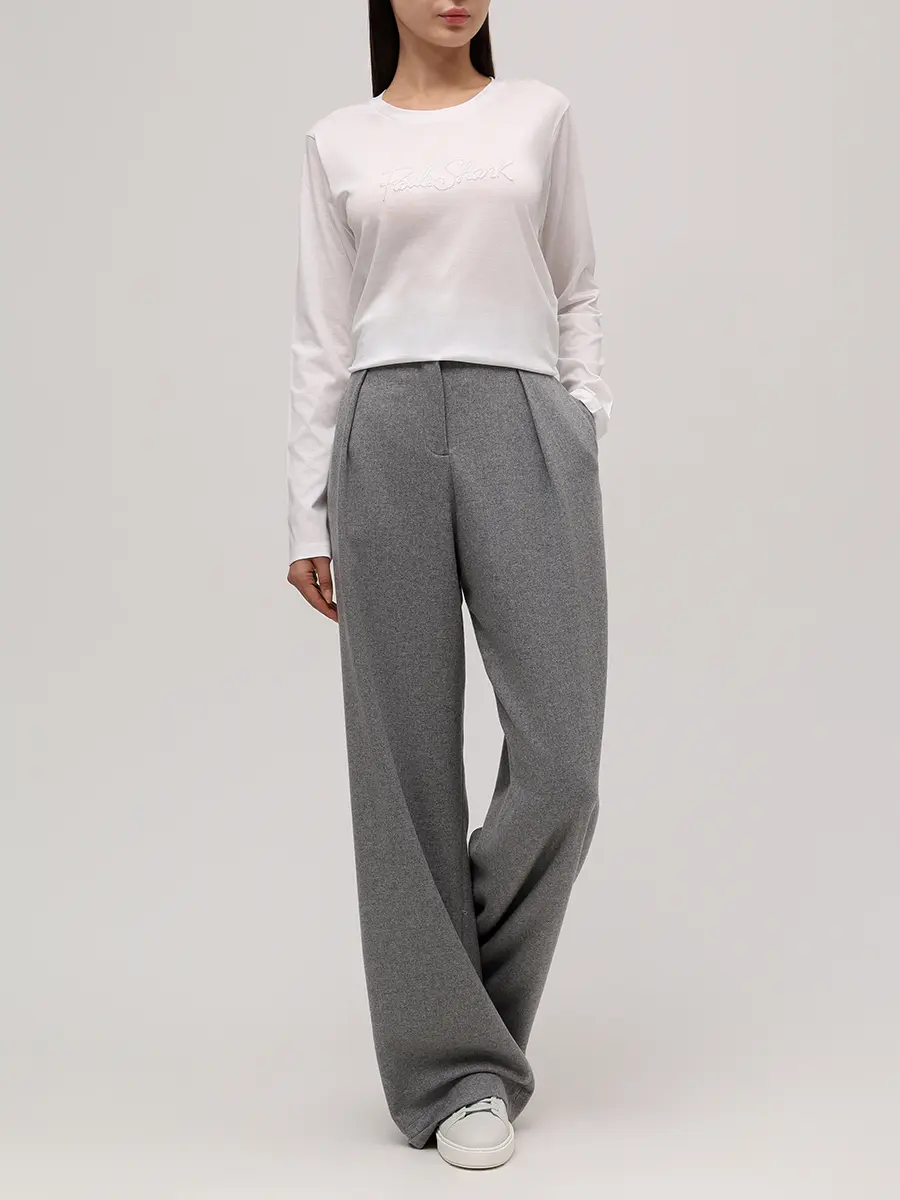 Лонгслив из хлопка и лиоцелла