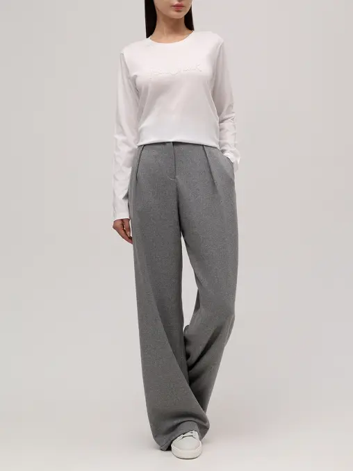 Лонгслив из хлопка и лиоцелла PAUL & SHARK