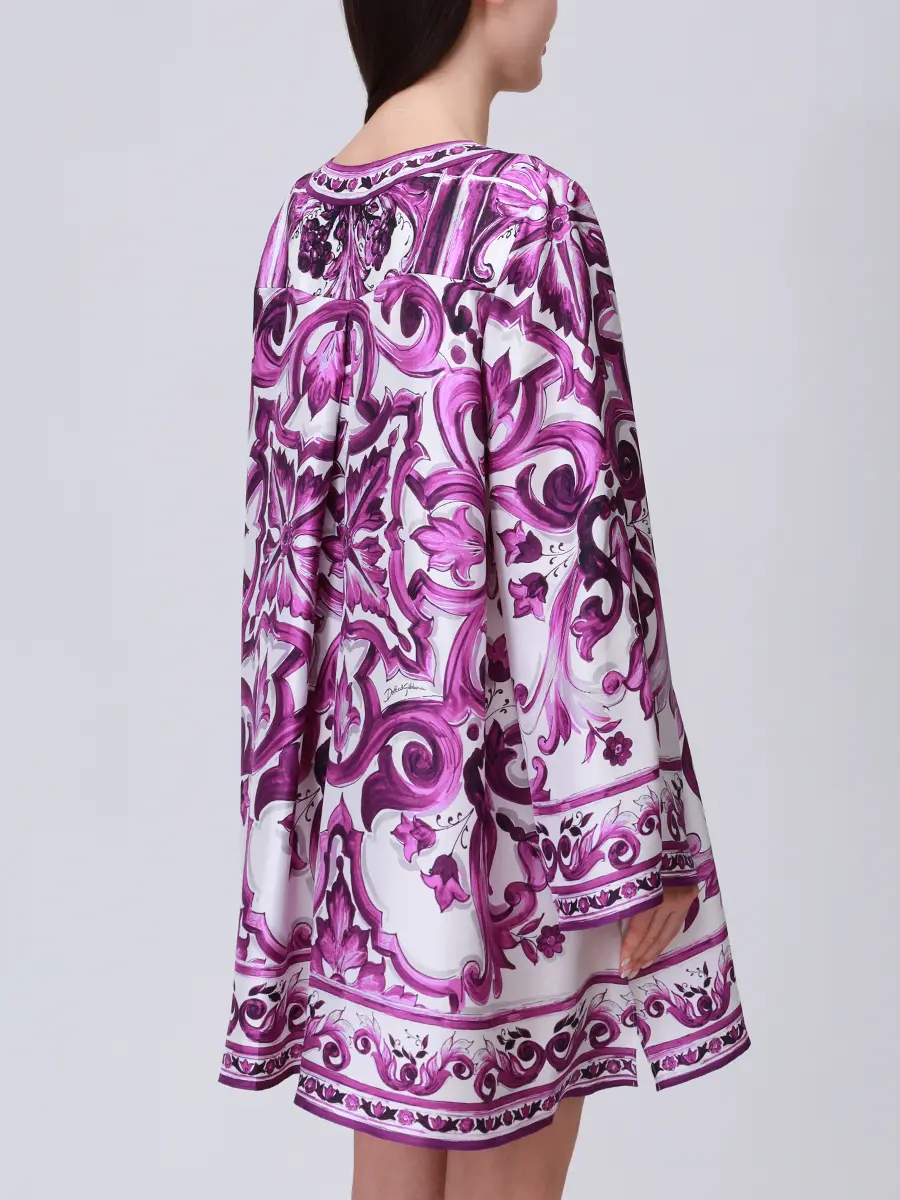 Платье шелковое