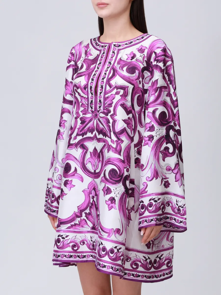 Платье шелковое