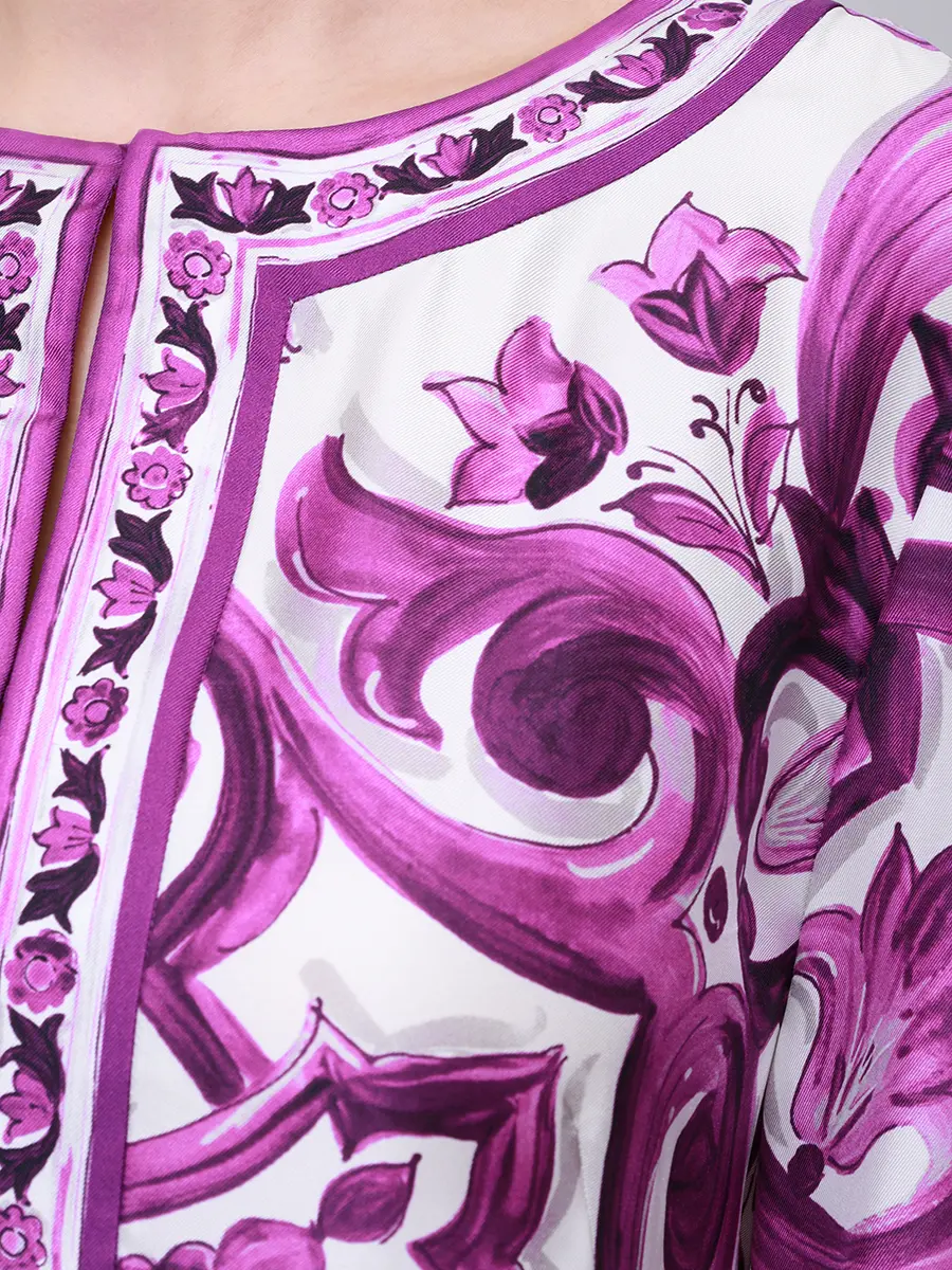 Платье шелковое