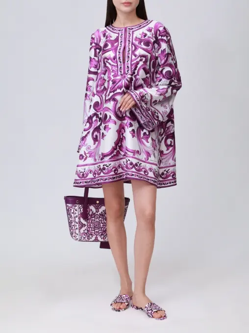 Платье шелковое DOLCE & GABBANA