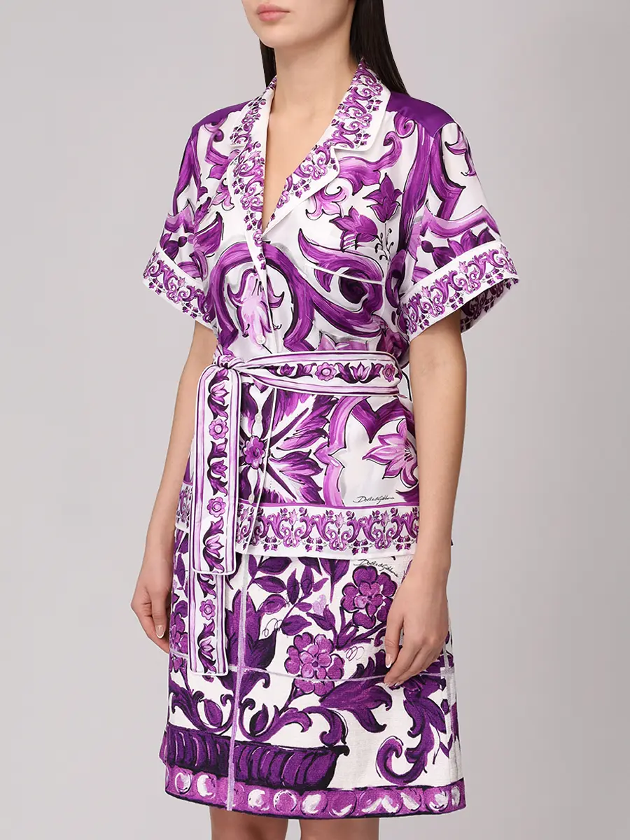 Блуза шелковая