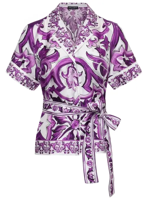 Блуза шелковая DOLCE & GABBANA