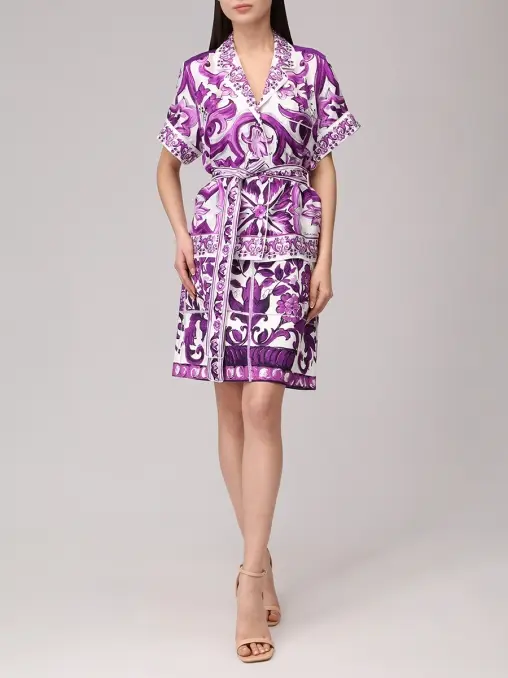 Блуза шелковая DOLCE & GABBANA