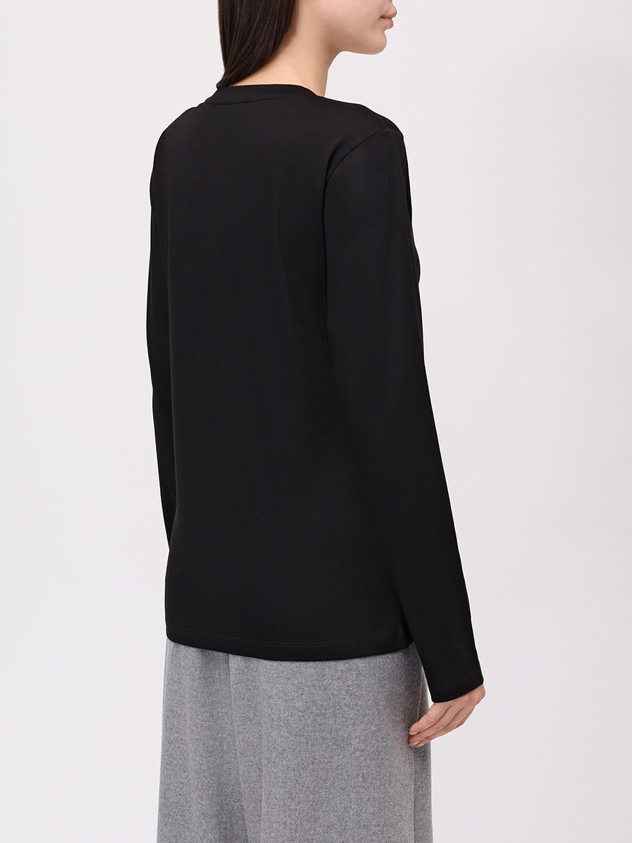 Лонгслив из хлопка и лиоцелла