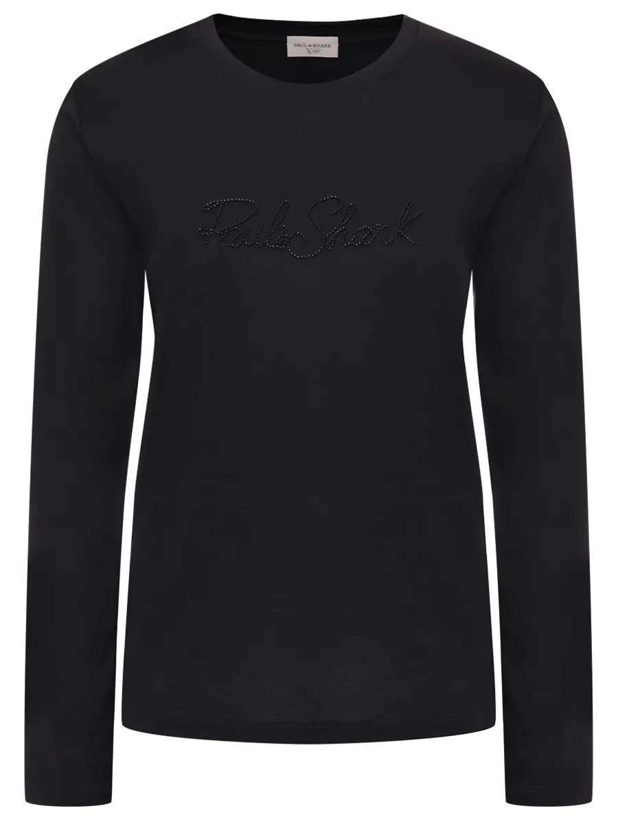 Лонгслив из хлопка и лиоцелла