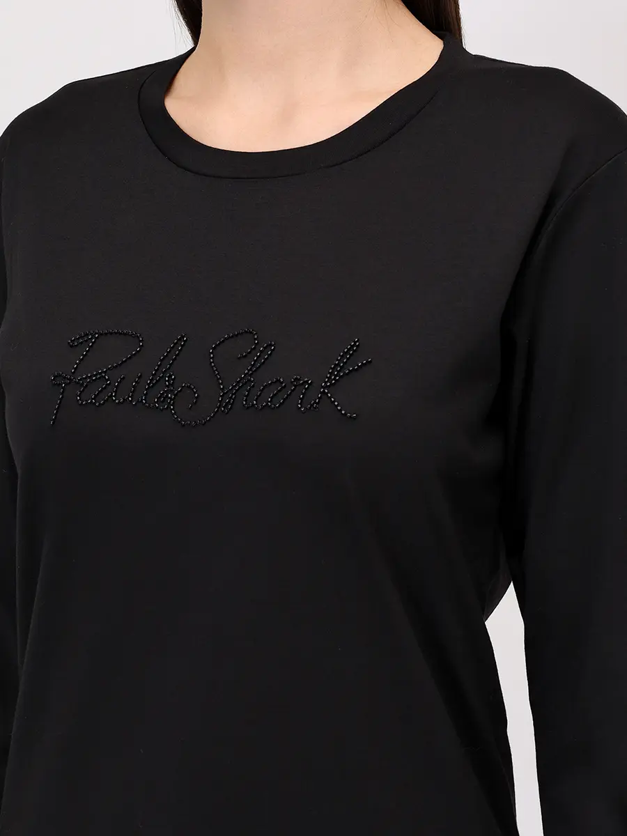 Лонгслив из хлопка и лиоцелла