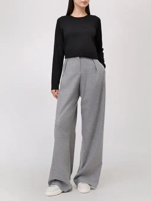 Лонгслив из хлопка и лиоцелла PAUL & SHARK