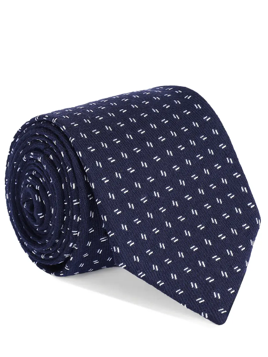 Галстук из шелка и шерсти