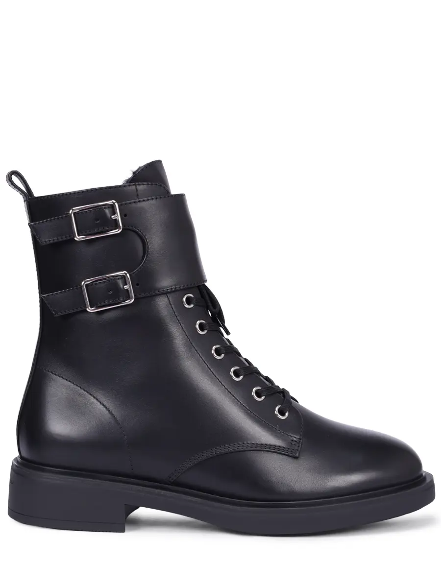 Ботинки кожаные на меху