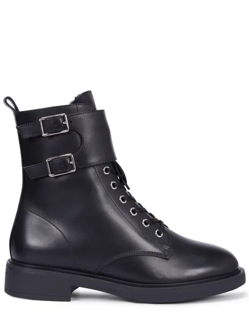 Ботинки кожаные на меху GIANVITO ROSSI