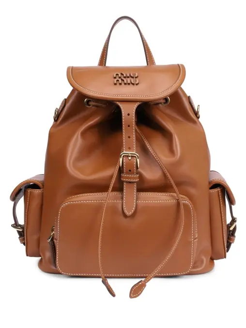 Рюкзак кожаный MIU MIU