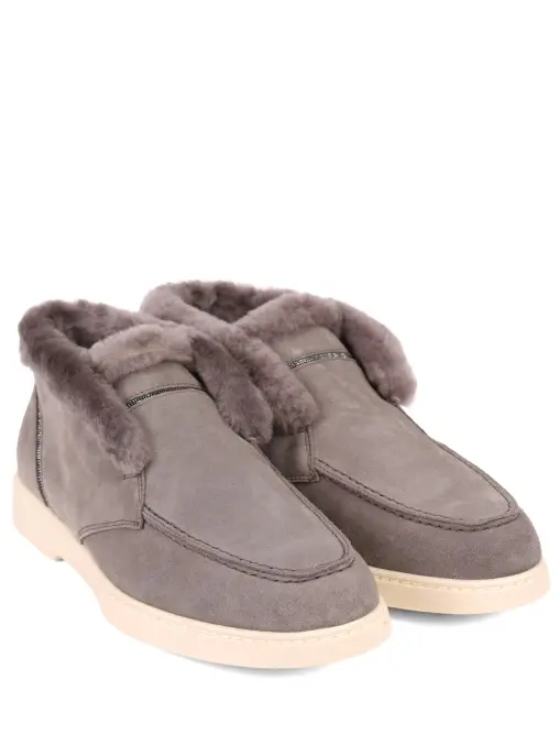 Ботинки замшевые на меху DOUCAL`S