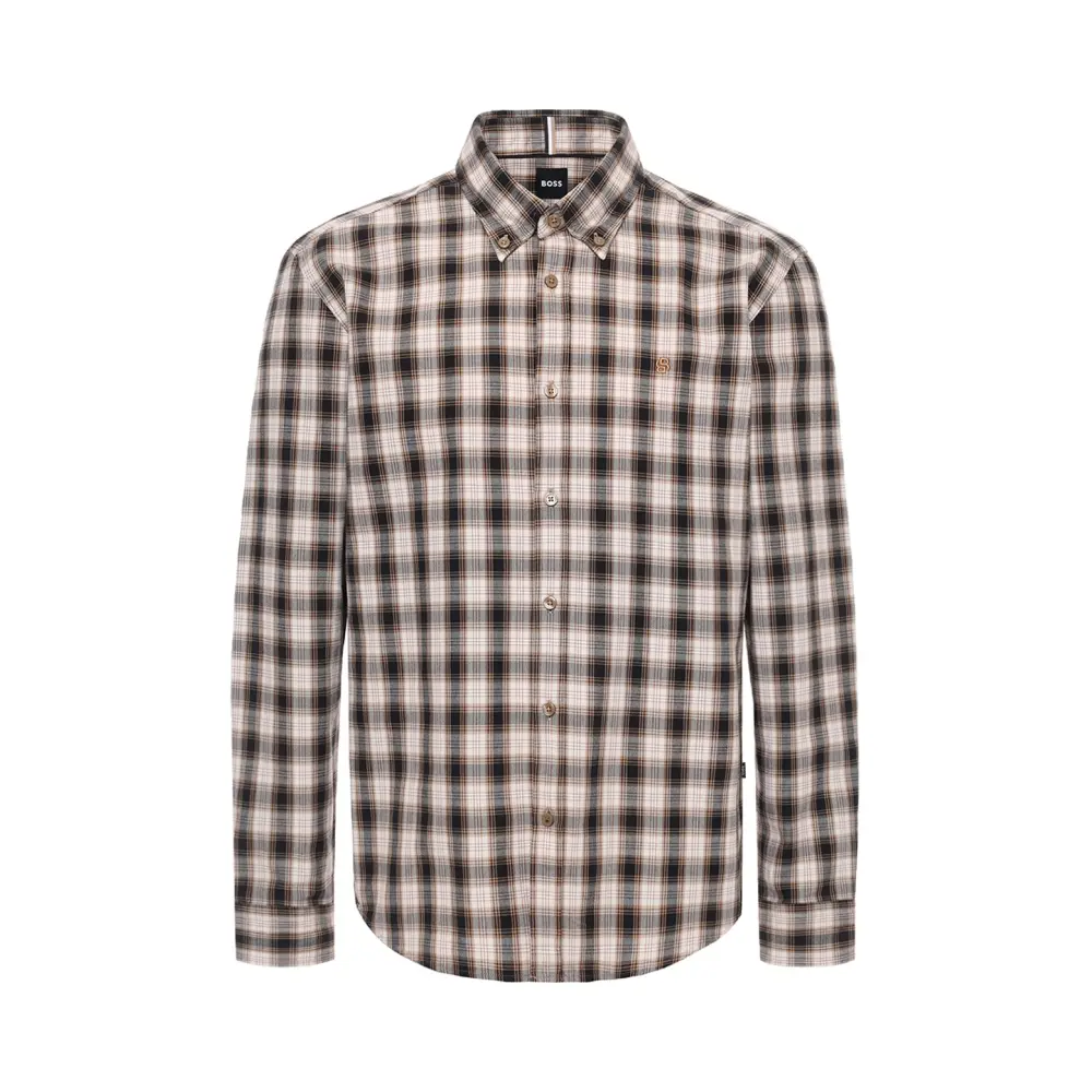 Рубашка Regular Fit хлопковая