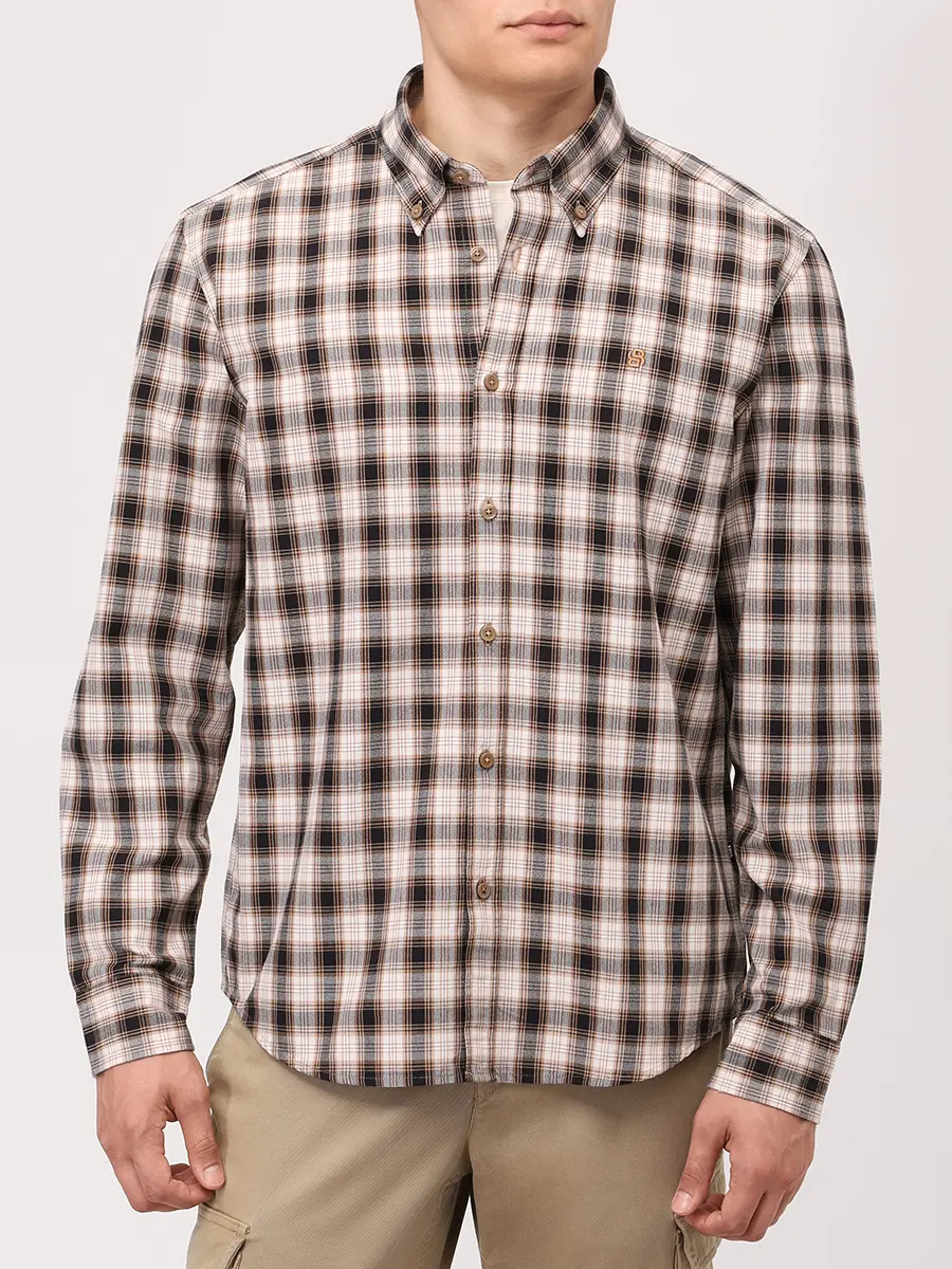 Рубашка Regular Fit хлопковая