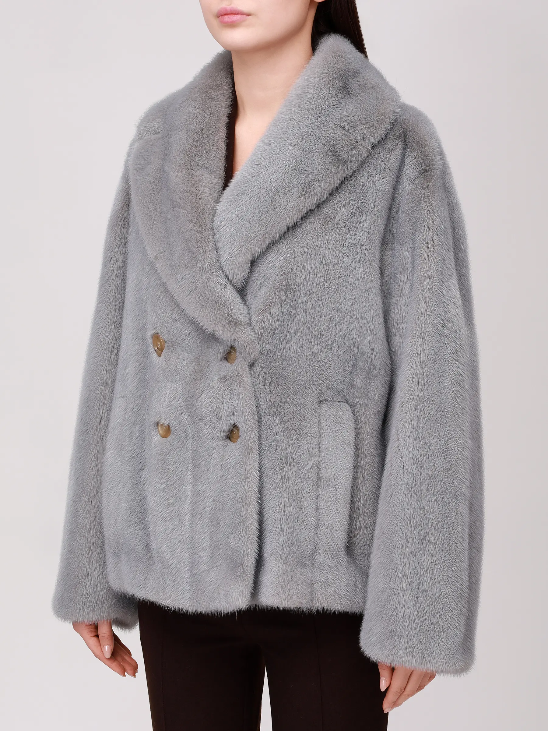 Полушубок норковый