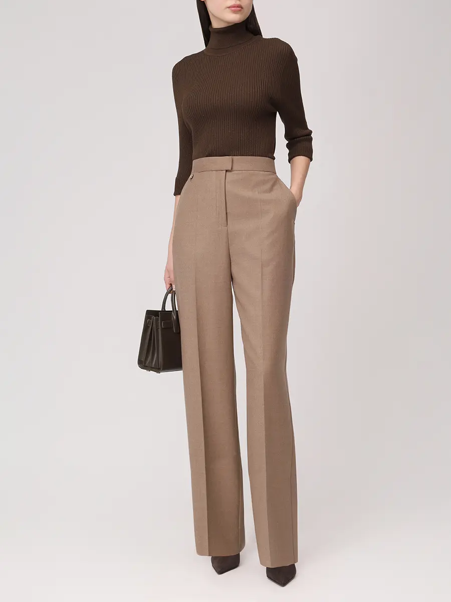 Брюки шерстяные