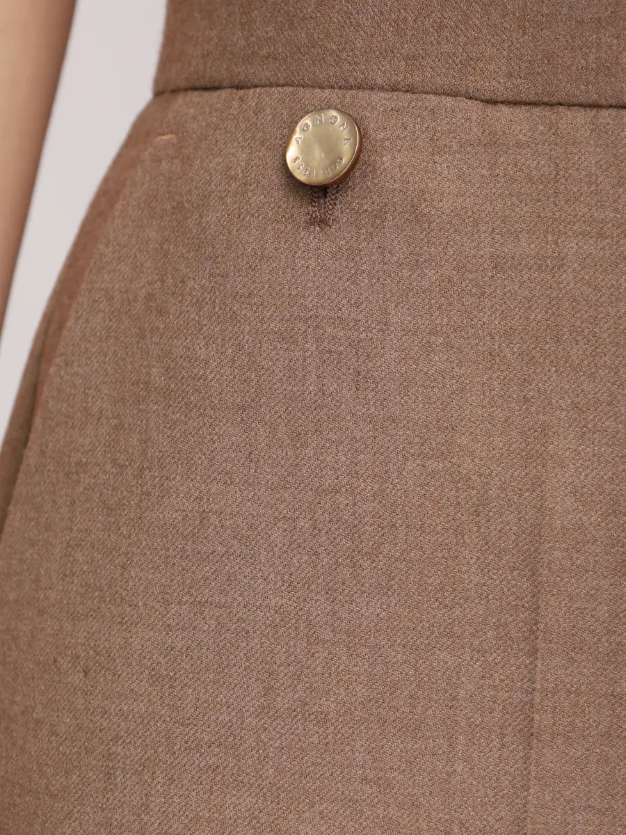 Брюки шерстяные