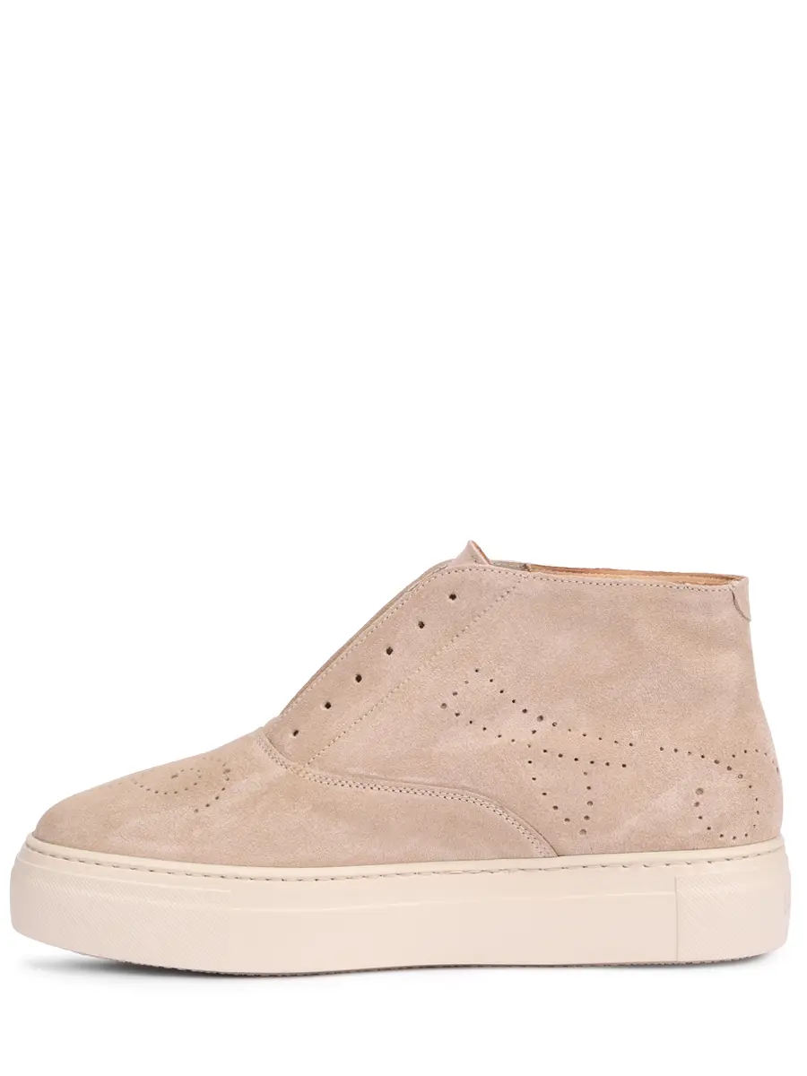 Ботинки замшевые на меху